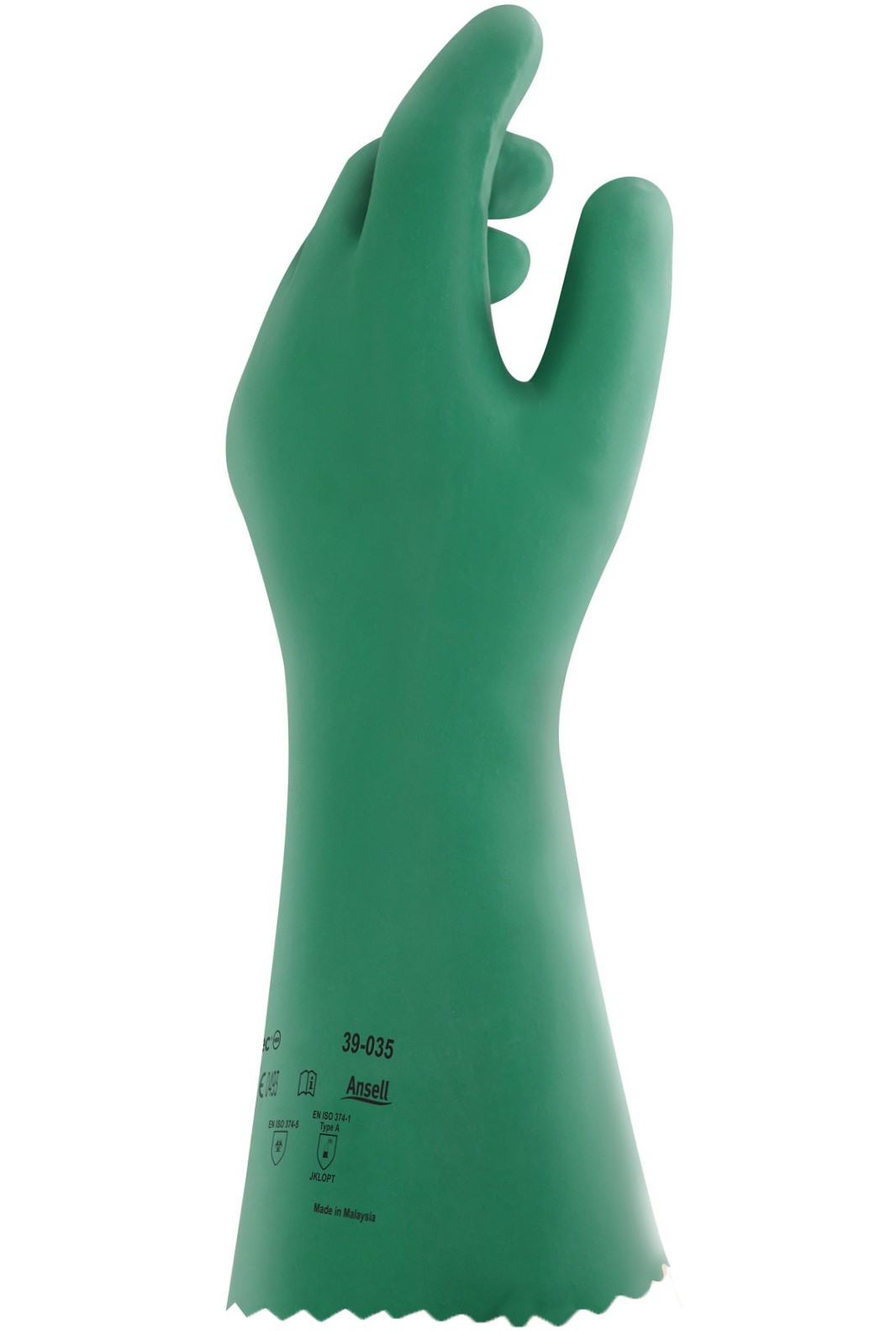 Ansell AlphaTec 39-035 Nitrile chemical protective gloves