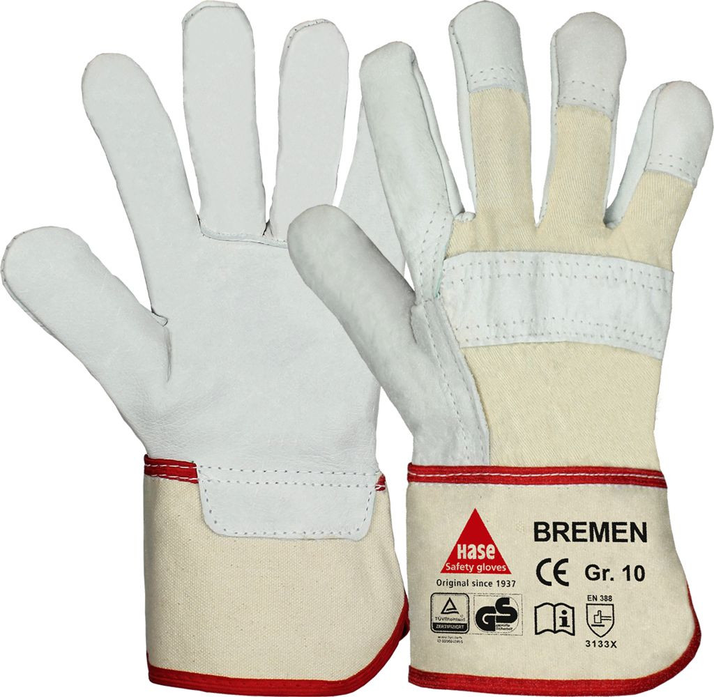 Hase 291000 BREMEN Protective gloves of cow grain leather