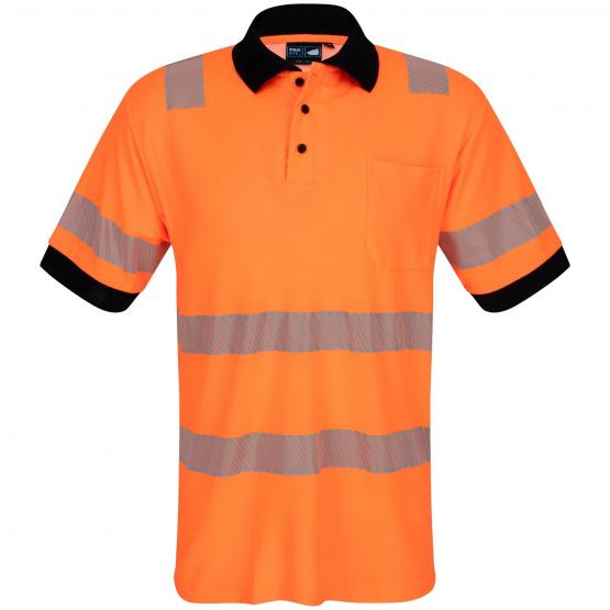 Pro-Fit 221 high-visibility polo shirt class 2 orange