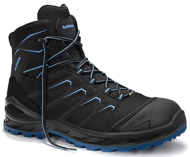 Lowa Larrox safety boots Work GTX Mid S3 CI black-blue