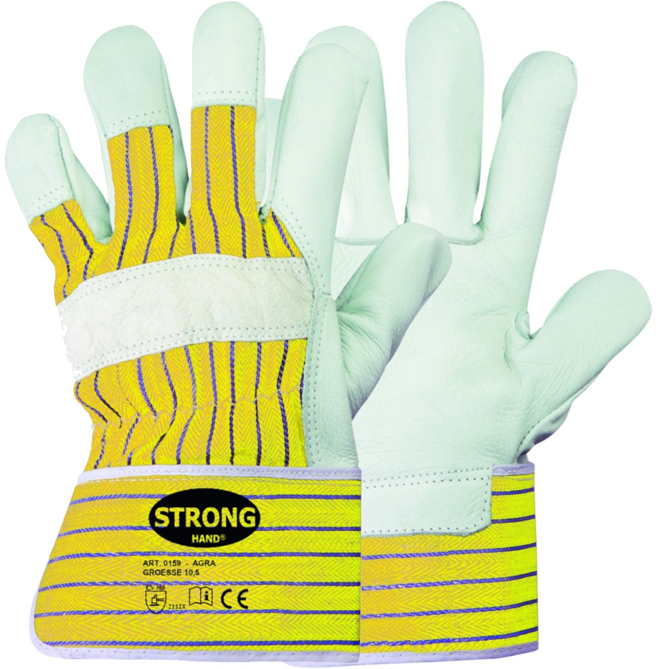 Stronghand 0159 Agra cowhide full leather protective gloves