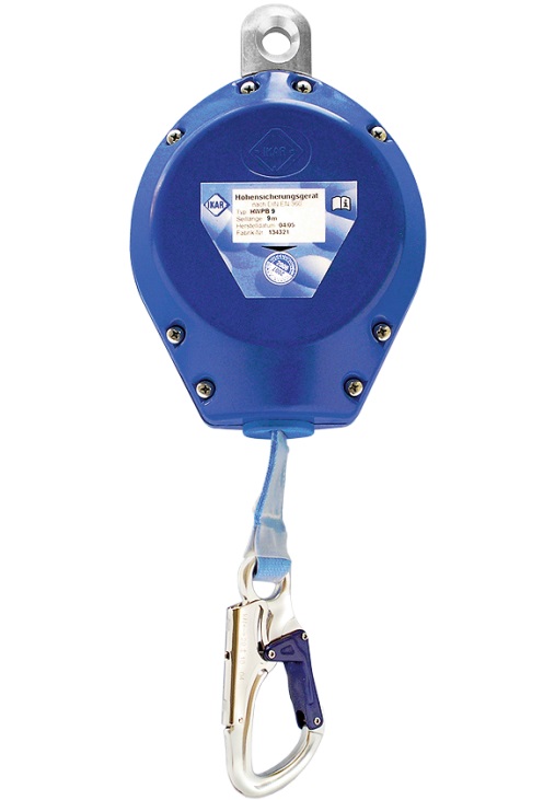 M.A.S Retractable type fall arrester with webbing 3.5-15 m