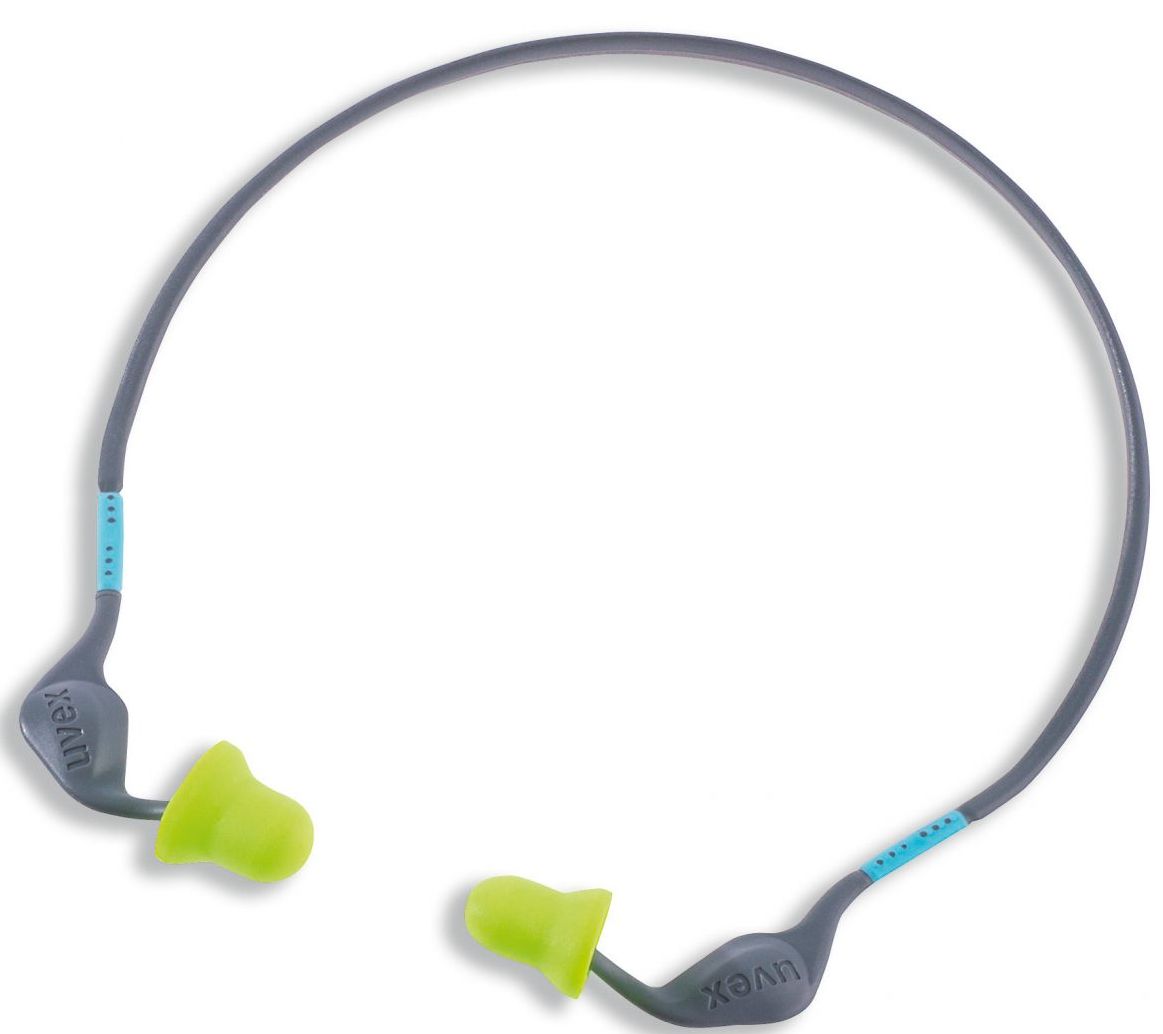 uvex 2125372 xact-band temple hearing protection with sound blocker 