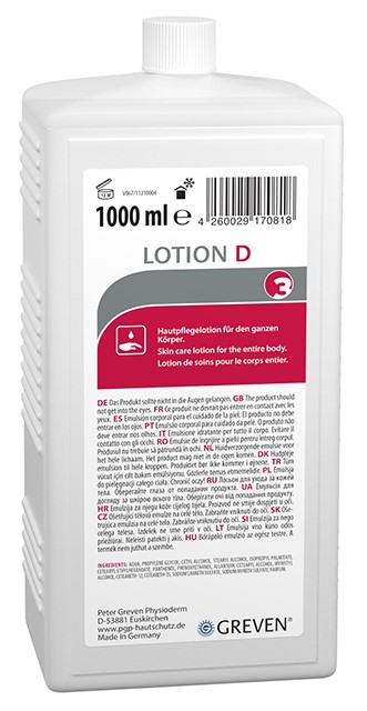 Greven Lotion D 1 liter hard bottle