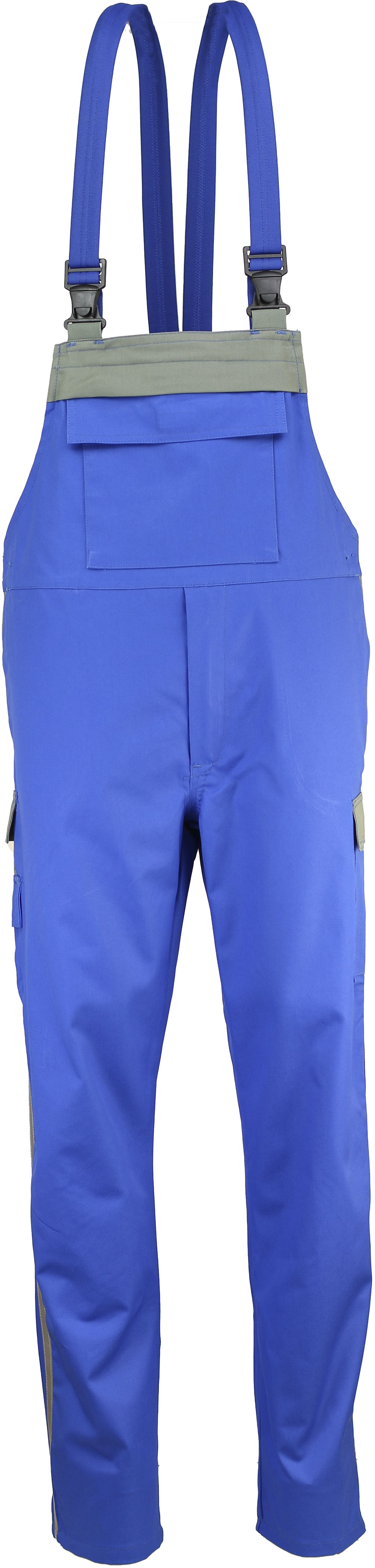 Asatex Multinorm Dungarees blue-grey XALH130 with reflective stripes