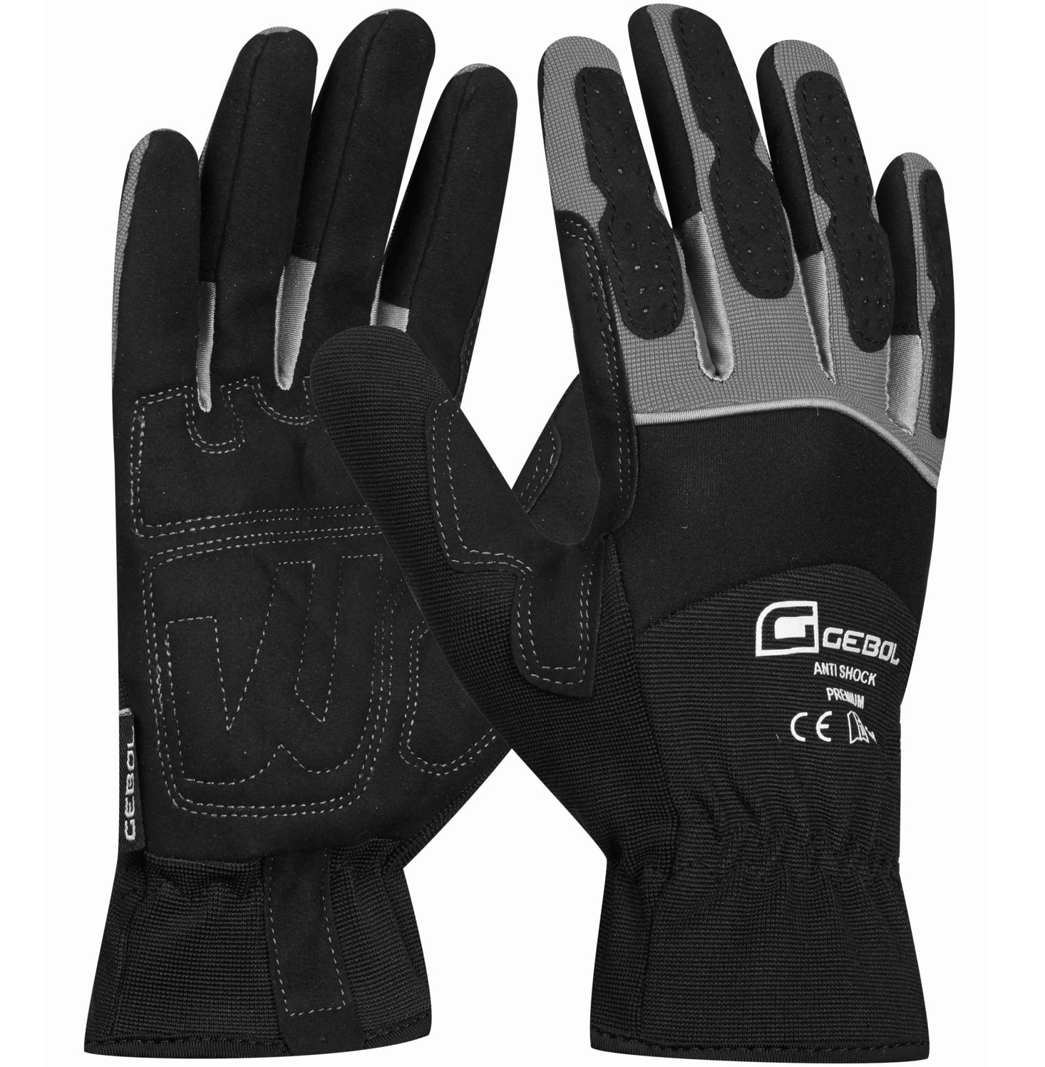 Gebol Anti-Shock Premium Work Gloves with Synthetic Leather