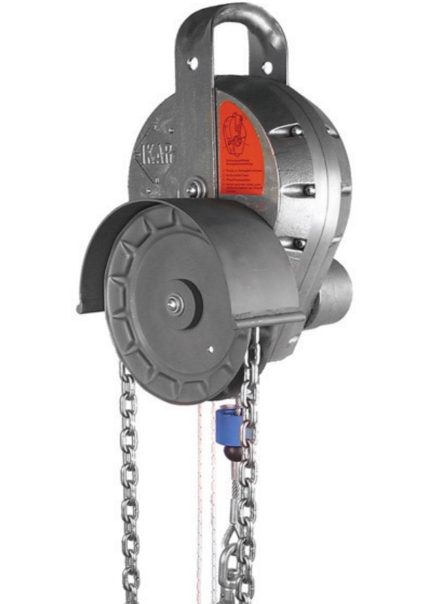 M.A.S Fall arrester with reel chain 12-30 m