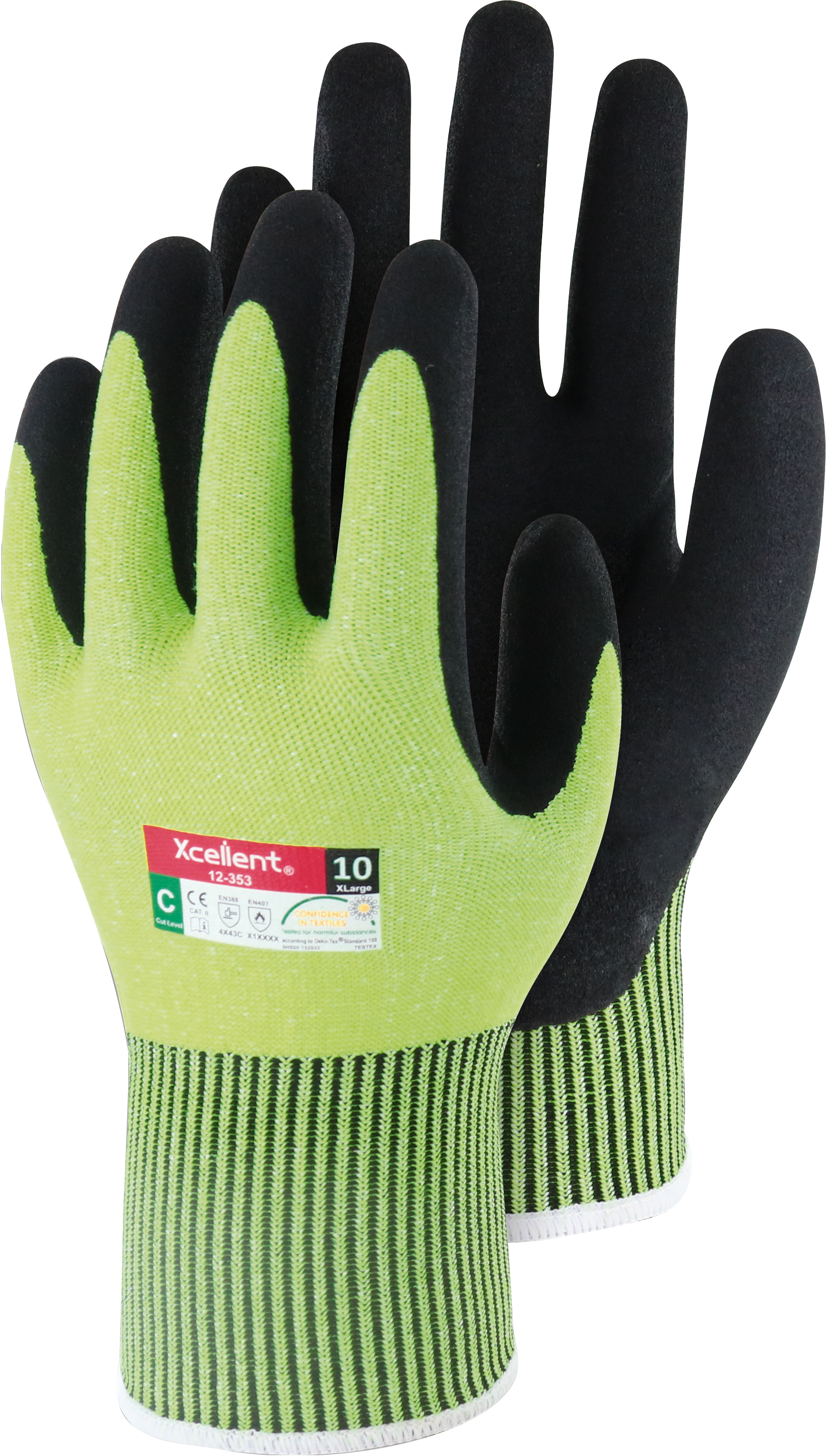 Triuso Xcellent XC12353 Nitrile Cut Protection Gloves Level C