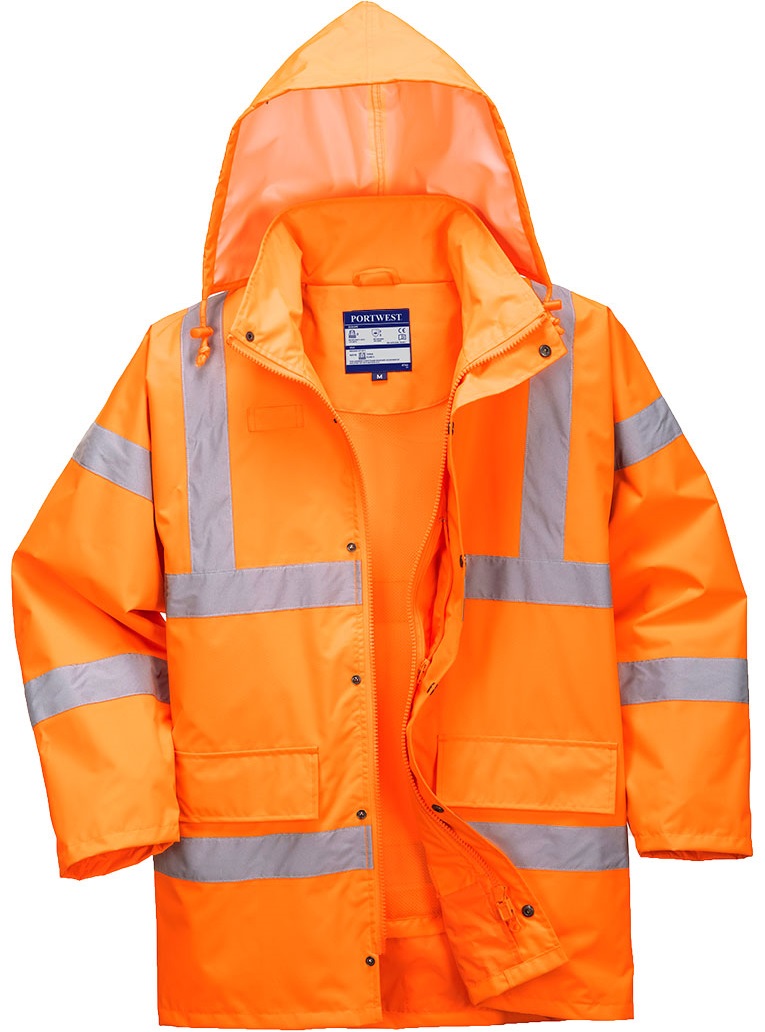 Portwest RT63 Breathable warning traffic jacket orange