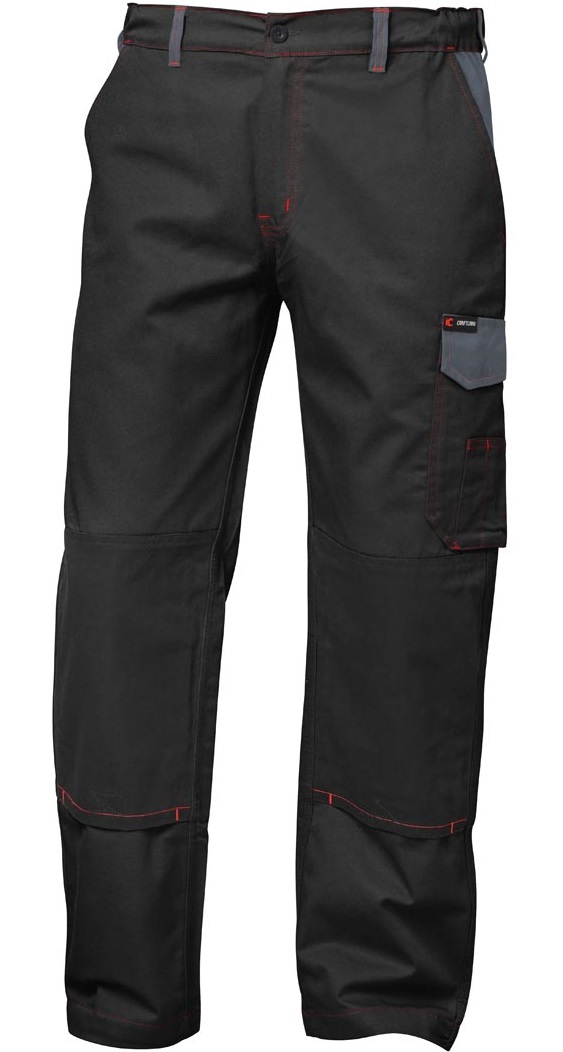 Craftland 22461 Brugge waistband trousers black-grey