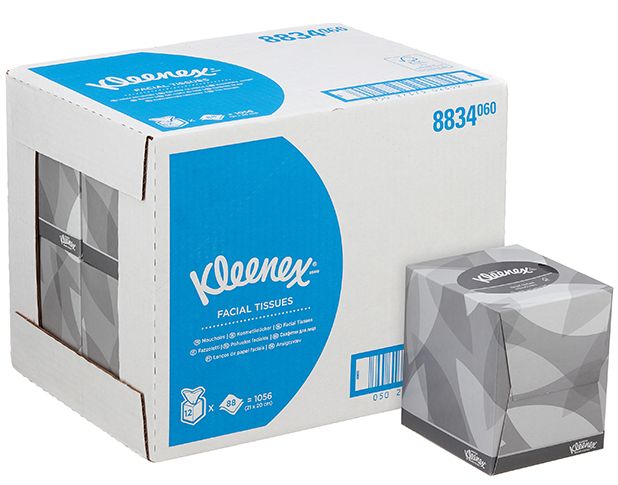 Kimberly Clark Kleenex 8834 Cosmetic Tissues Cube Box