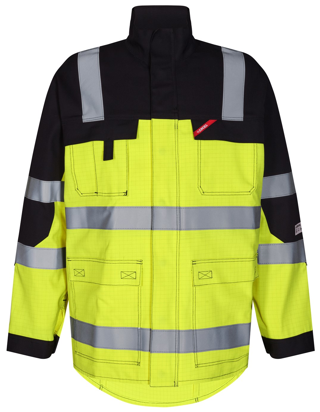 Engel 1235-820 Safety+ Multinorm jacket with high-visibility protection