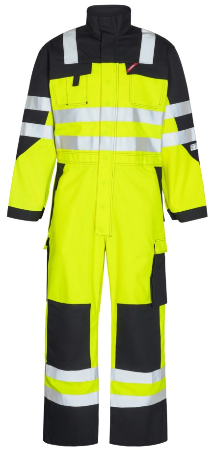 Engel 4235-825 Safety+ Multinorm overall with high-visibility protection