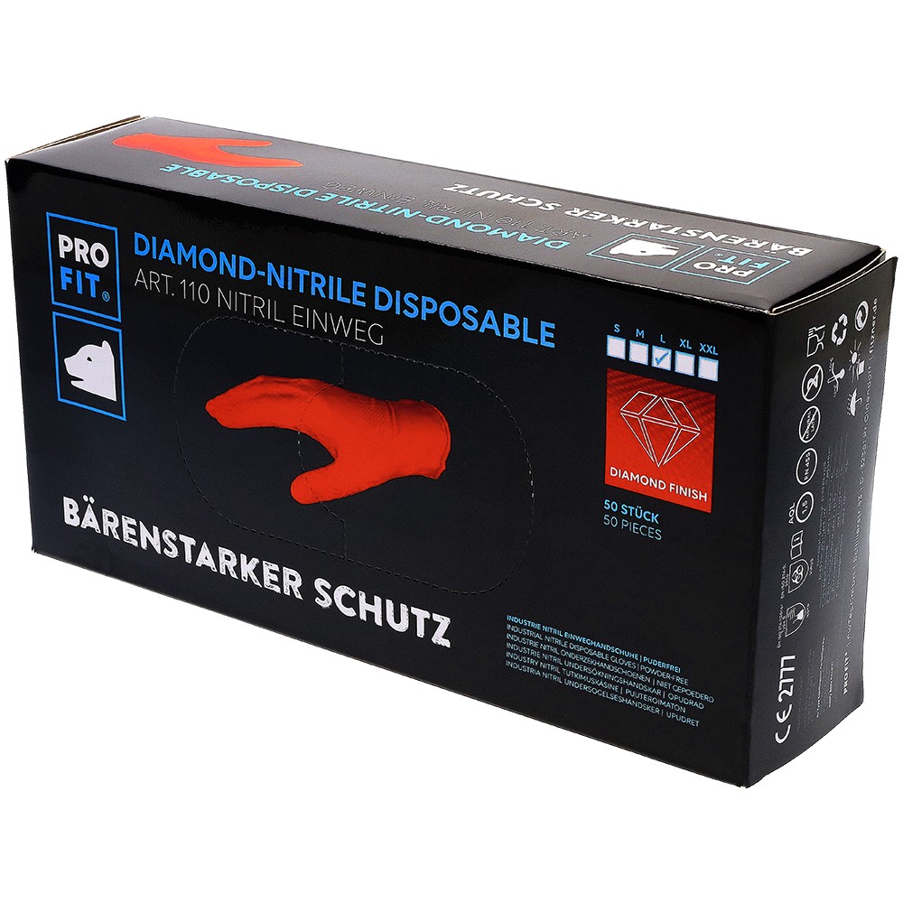 Pro-Fit 110 Nitrile disposable gloves Premium quality