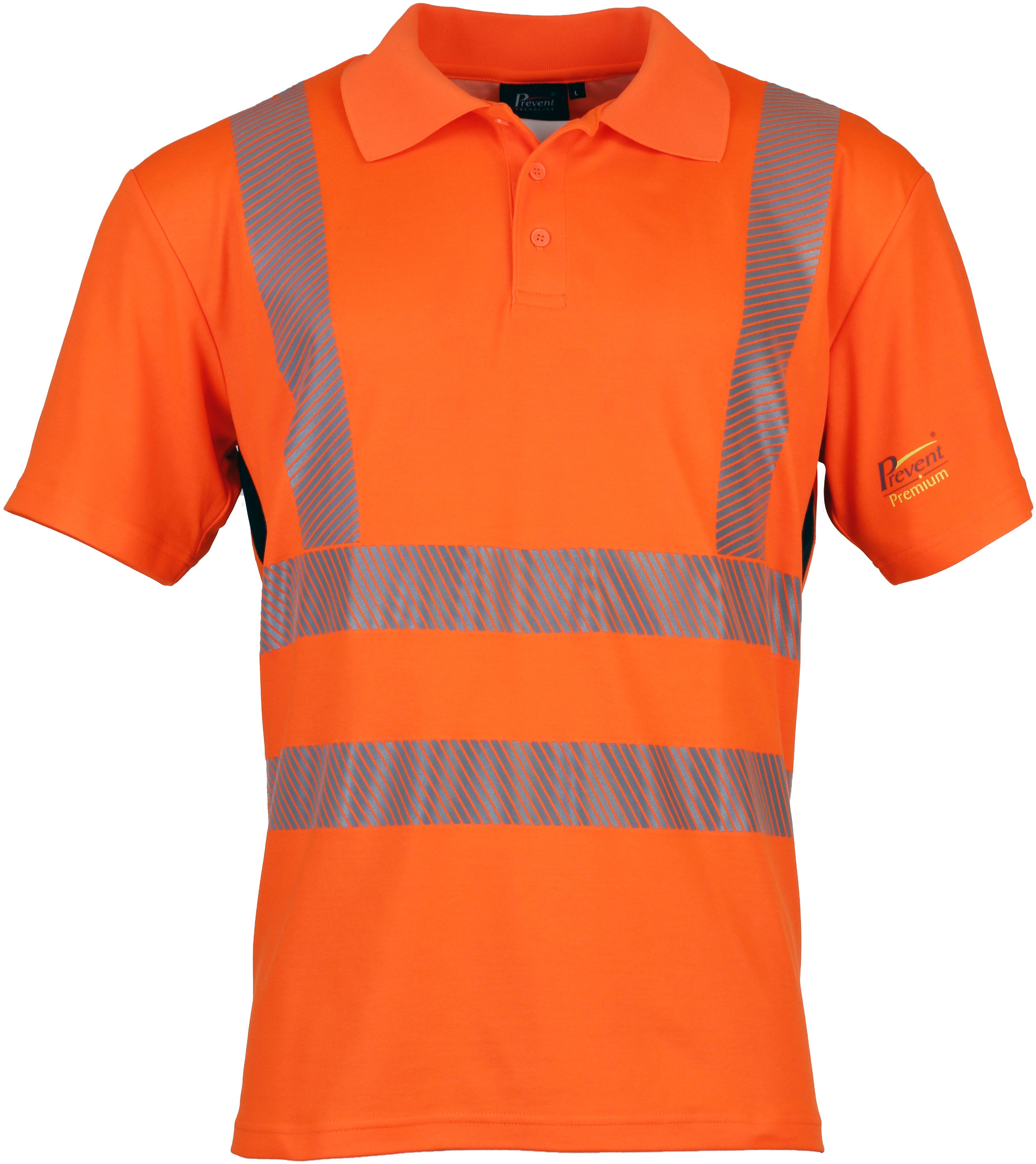 Prevent Trendline PTW-POLO-67 Warning Protection Polo-Shirt light orange
