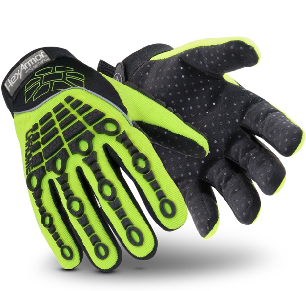 HexArmor Chrome Series 4026 impact cut protection gloves Level F