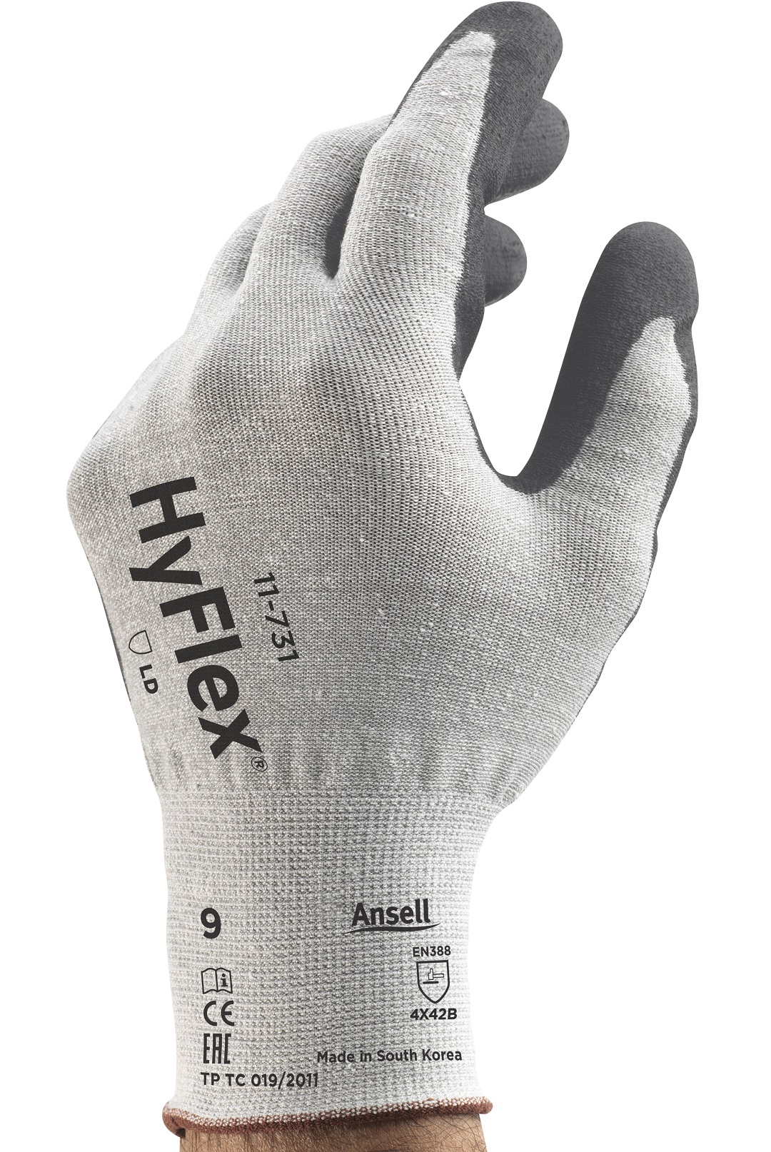 Ansell HyFlex 11-731 Cut-resistant gloves with PU coating