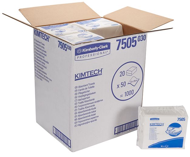 Kimberly Clark Kimtech 7505 Care Wipes