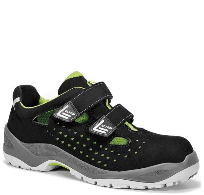 Elten Impulse green Easy 712551 Sandals ESD S1P black/green