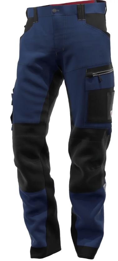 BP 1968-570 Hybrid work trousers with knee pad pockets