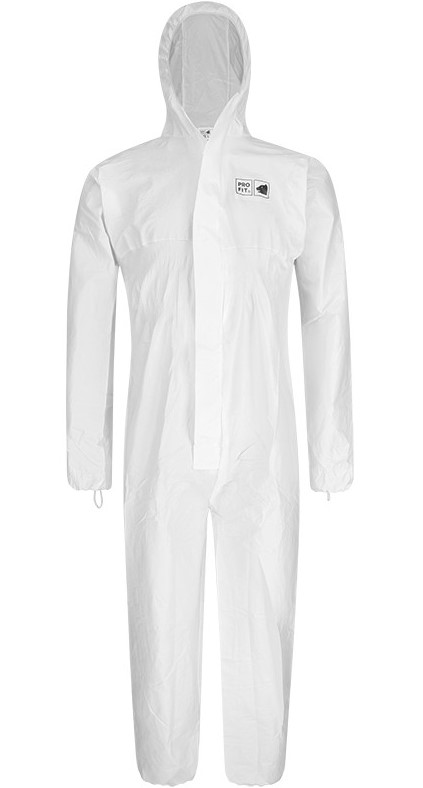 Pro-Fit 1435 PP protective overall polar bear cat. III Type 5b + 6b white