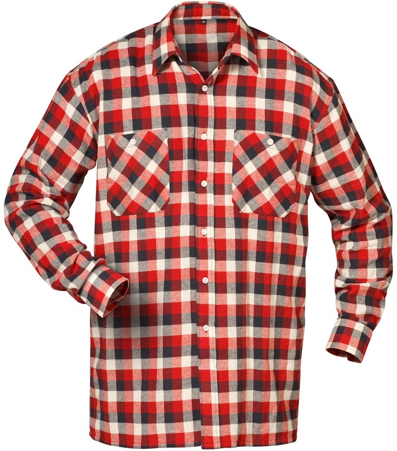 Craftland 1732 DELAWARE flannel shirt red/blue/white checkered
