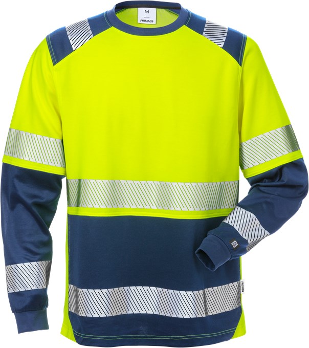 Fristads 129514 High Vis T-Shirt Long Sleeve 7457 THV