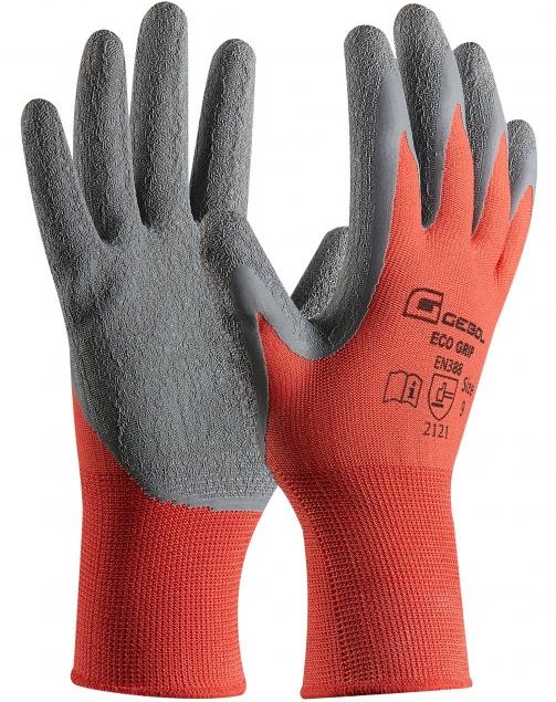 Gebol Eco Grip protective gloves with latex coating