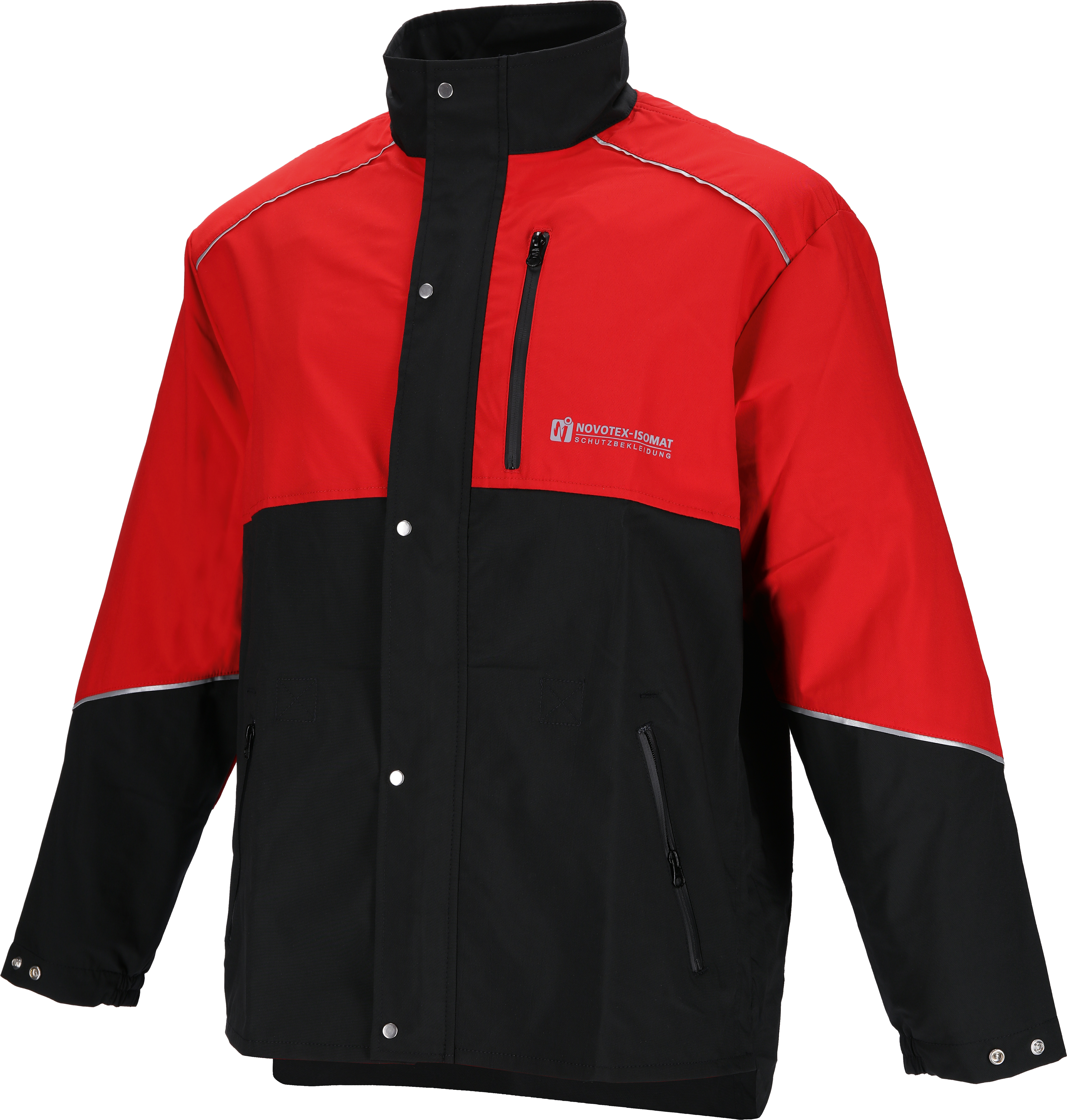Triuso PFJ Forstjacke rot-schwarz
