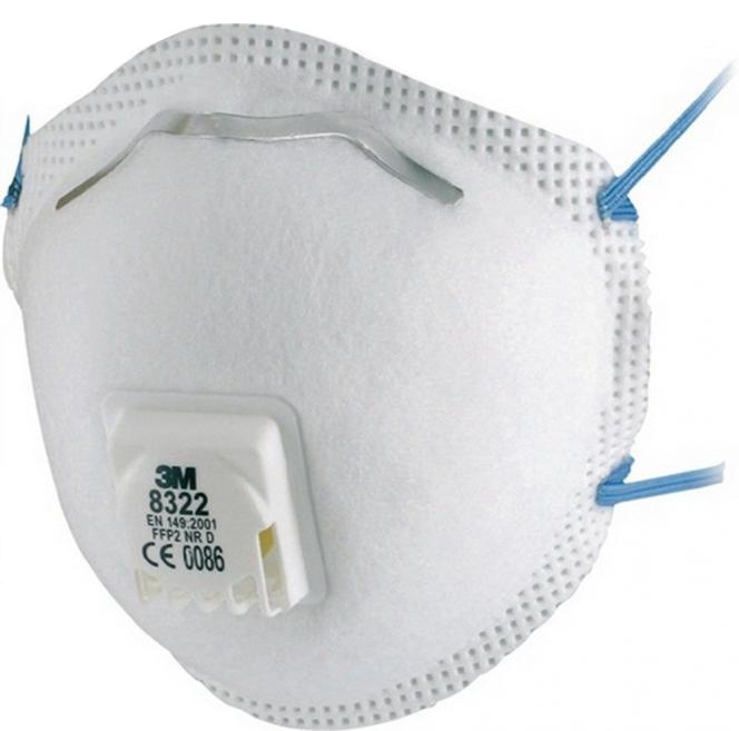 3M Fine dust mask 8322 FFP2 with exhalation valve