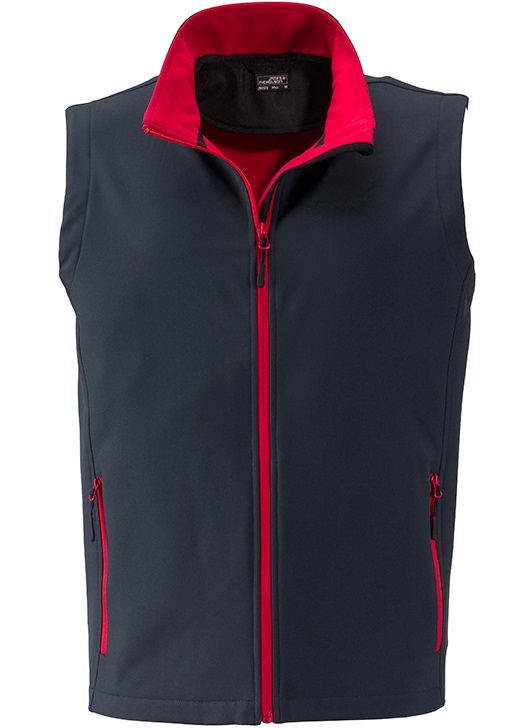 James & Nicholson JN1128 Men's Promo Softshell Vest in 7 Colors