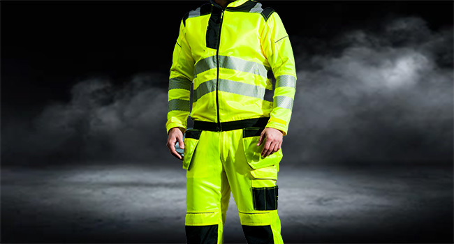 Hi Vis softshell jackets