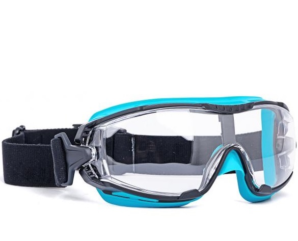 Infield Defendor 9594166 Full view goggles turquoise clear