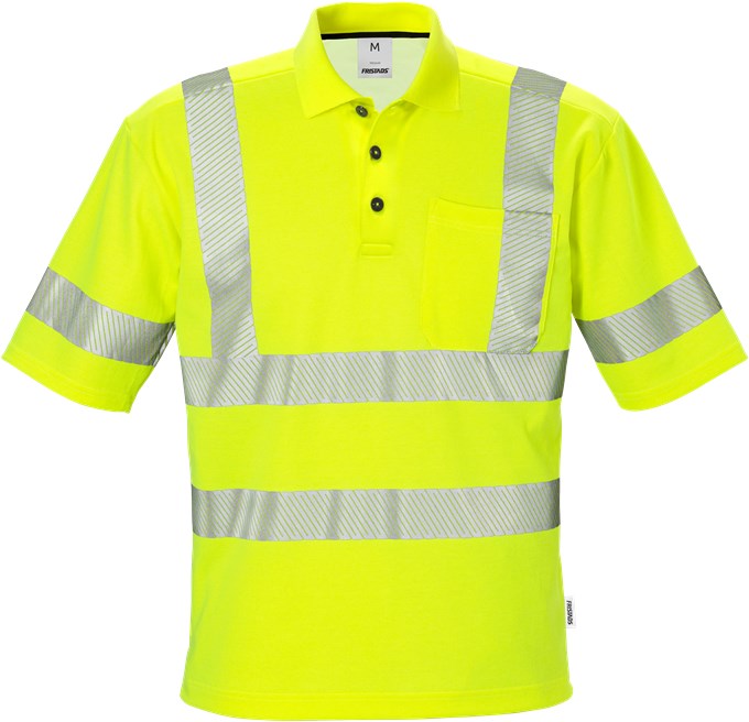 Fristads 100972 High Vis high visibility polo shirt 746 PHV