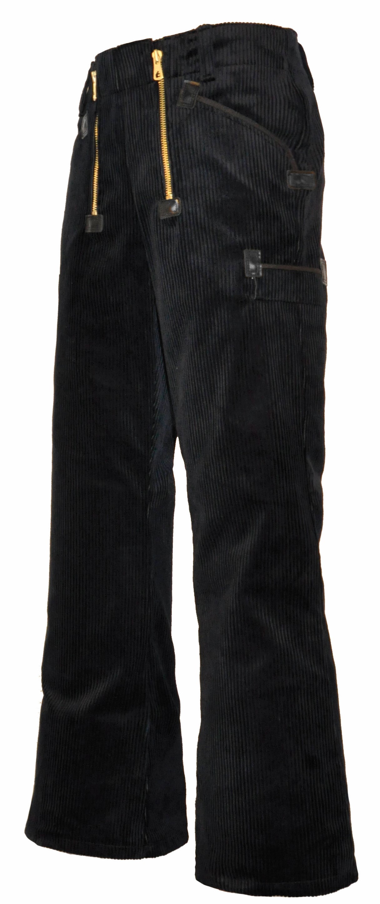 Eiko Donau Trenkercord Flared Trousers black