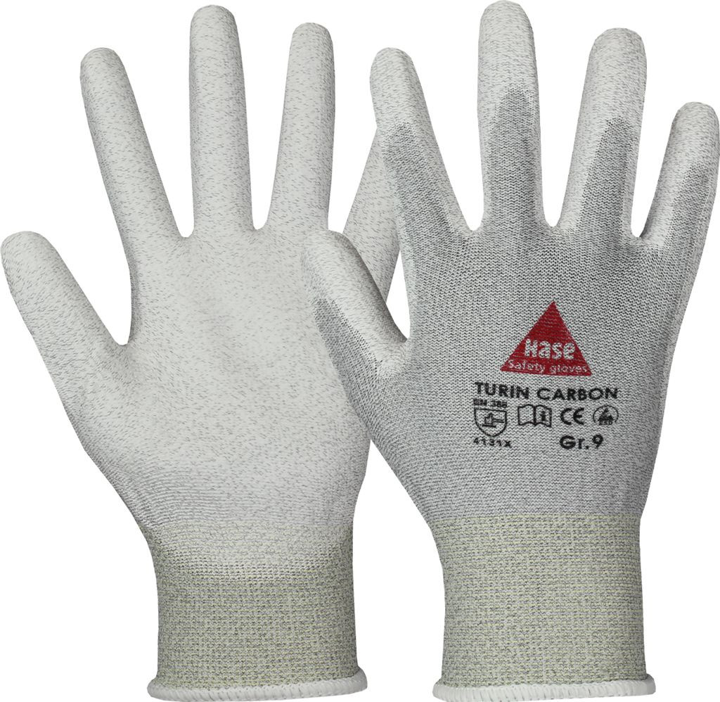Hase 508230 Turin Carbon ESD PU protective gloves 