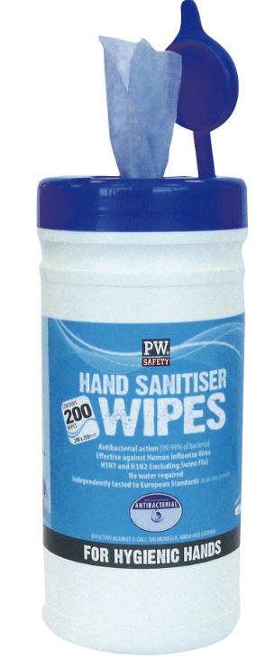 Portwest IW40 Hand disinfection wipes (200 wipes)