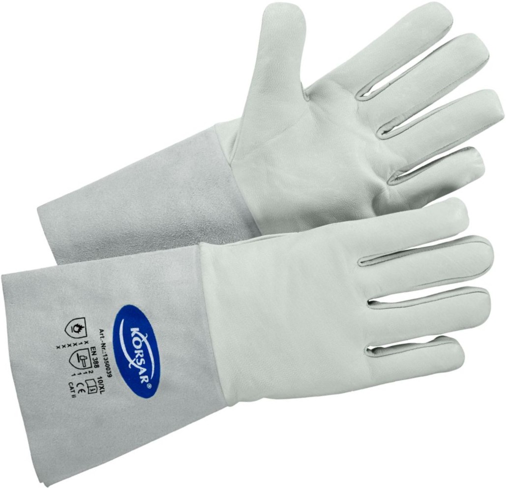 Korsar Argon welding gloves made of sheep nappa leather