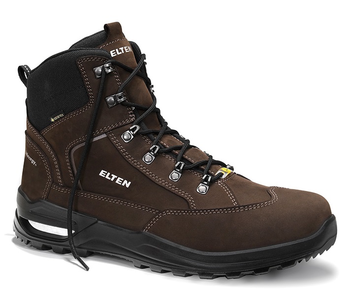 Elten RONAN 976630 occupational shoe boot XXF GTX brown Mid ESD O2 WR CI 