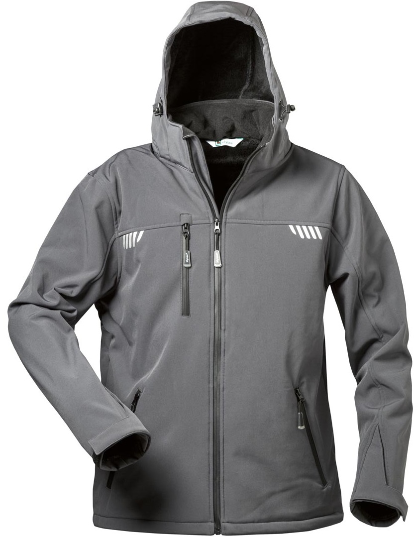 elysee 19943 APOLLO Softshell jacket with fur grey