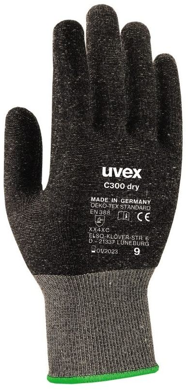 uvex C300 dry cut resistant gloves 60549