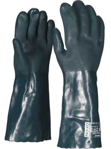 OX-ON Chemical Comfort 6302 PVC-Chemikalienschutzhandschuhe 40 cm