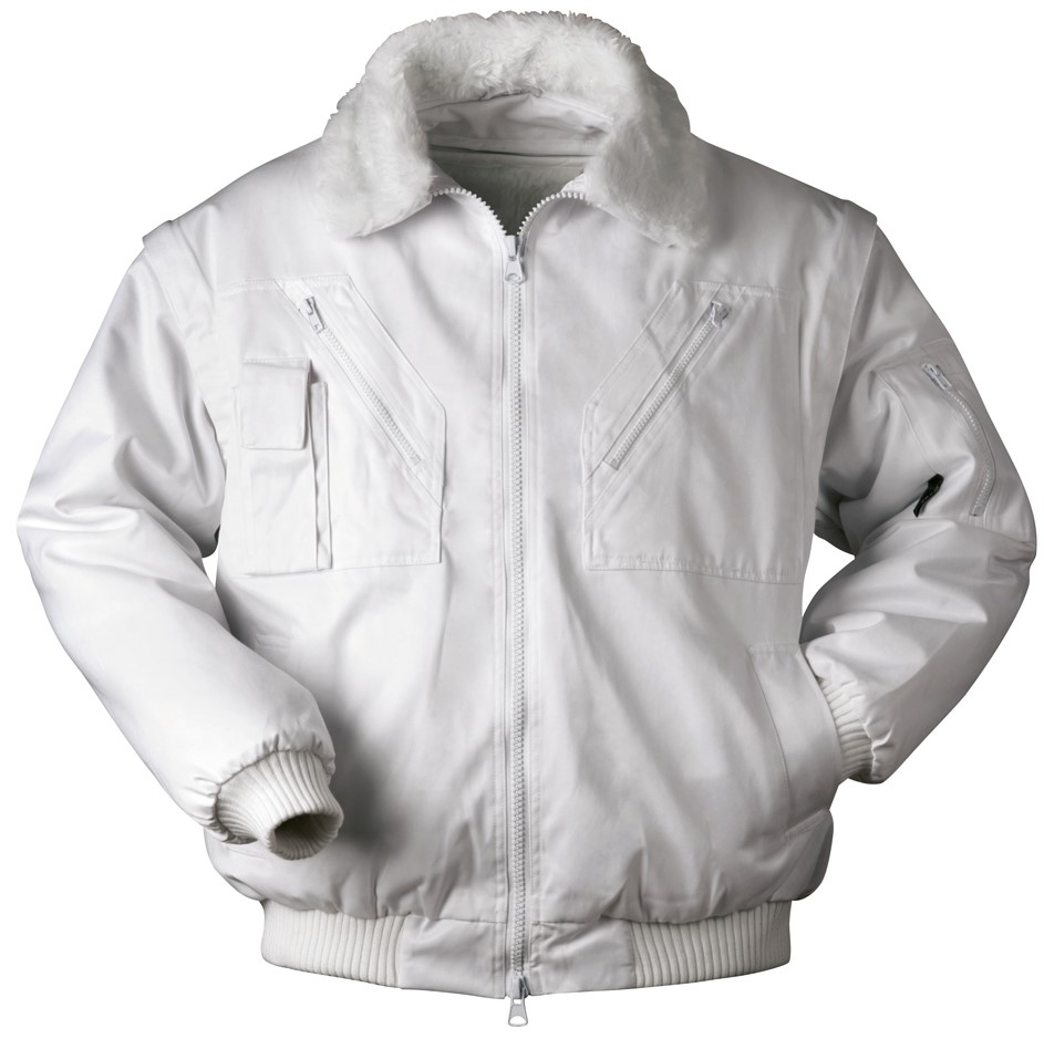 Norway Bergen 23611 pilot jacket white