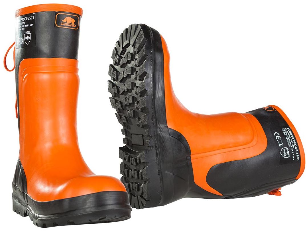 SIP Protection Forestproof 3SC1 cut protection boots black-orange