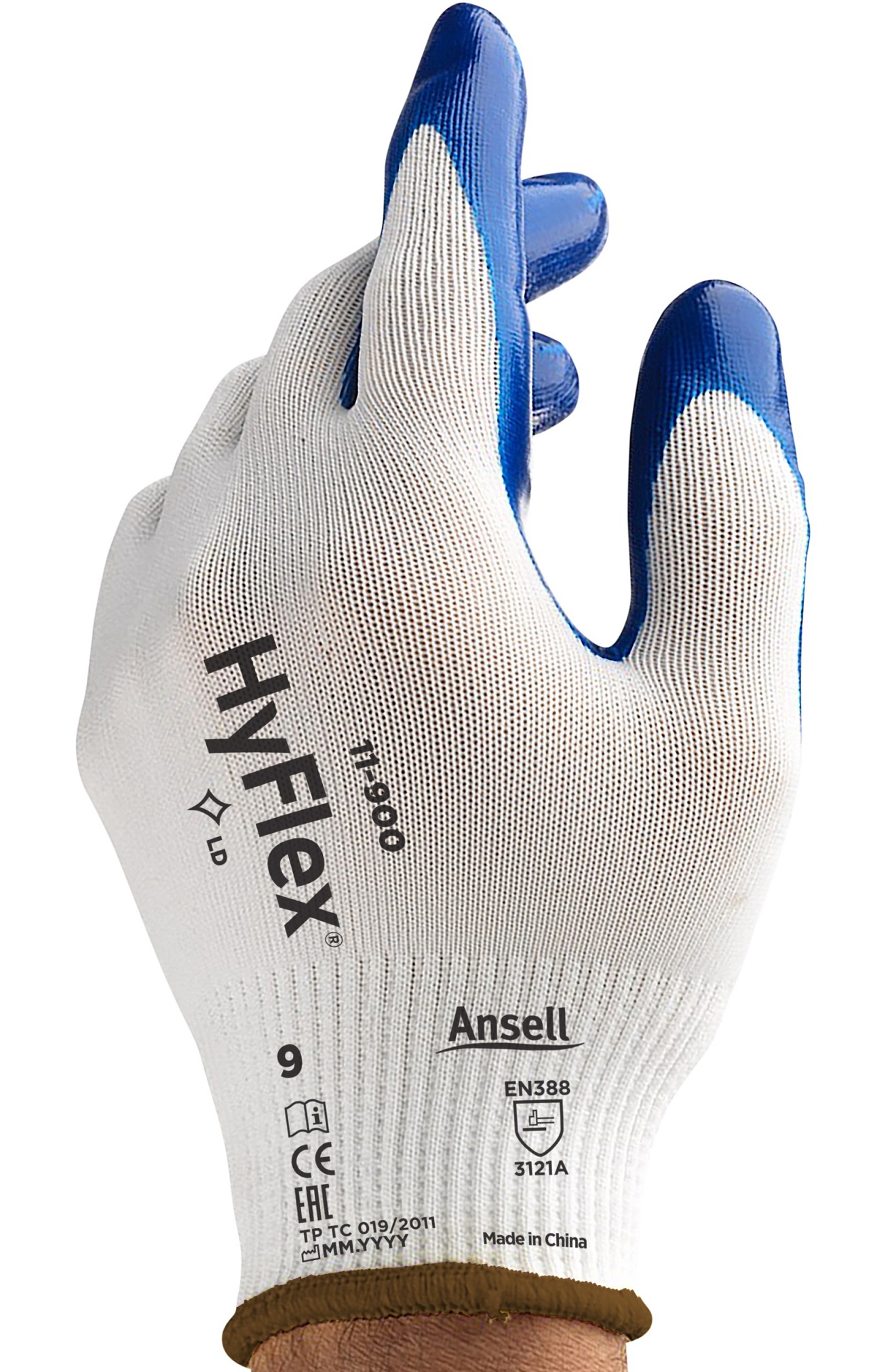 Ansell HyFlex 11-900 protective gloves with nitrile coating