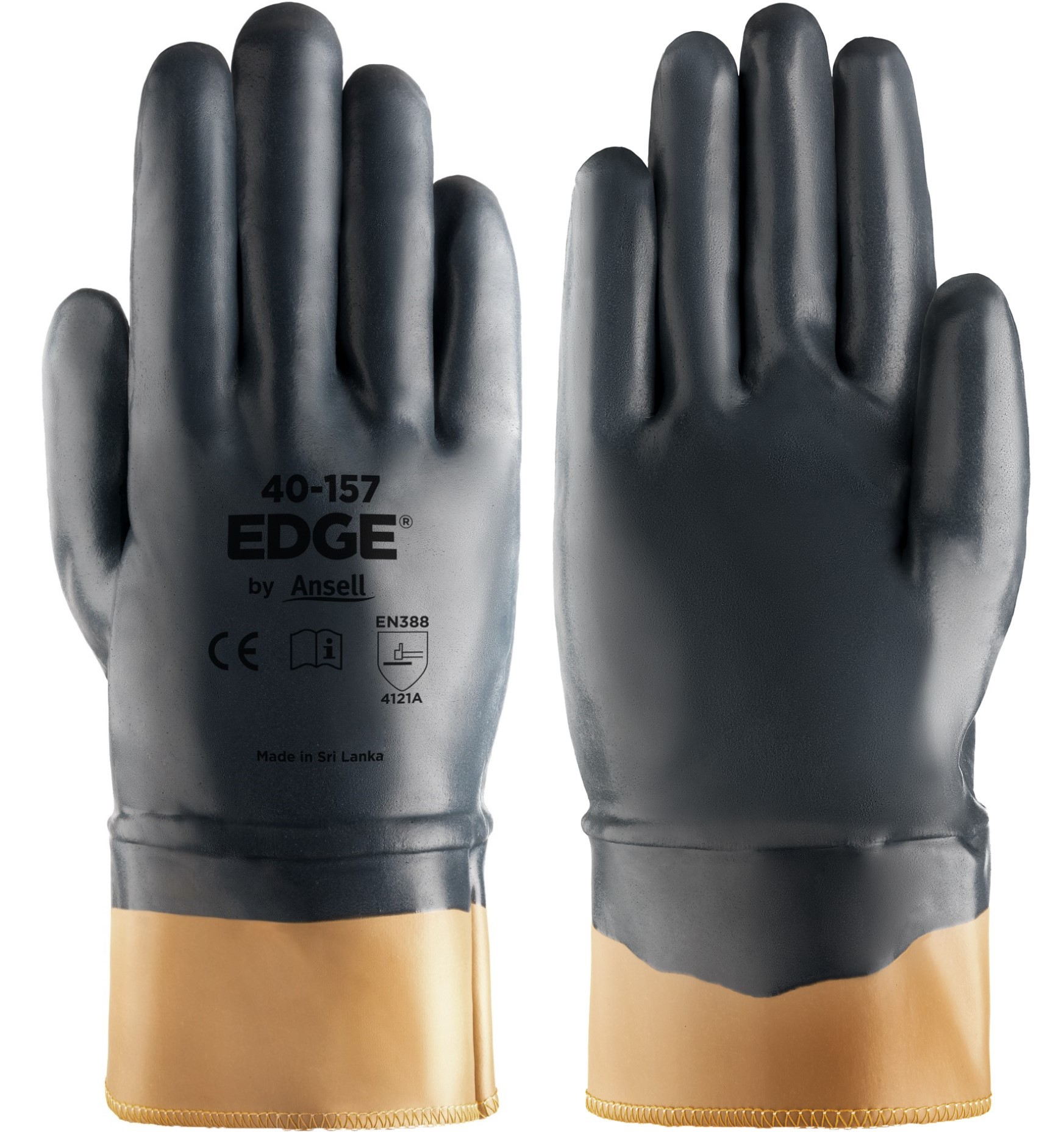 Ansell Edge 40-157 Nitrile Universal Gloves
