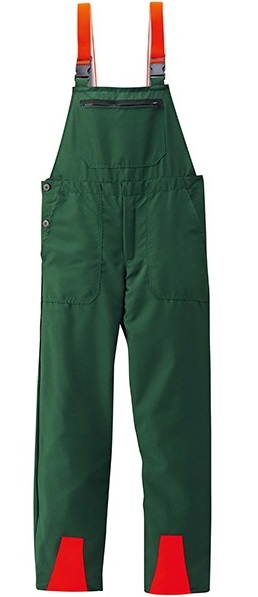 Scheibler Elutex cut protection dungarees Basic green-orange