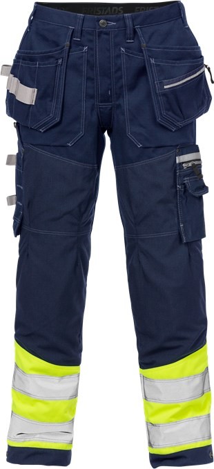 Fristads 122191 High Vis workman pants 2127 CYD with high-visibility protection