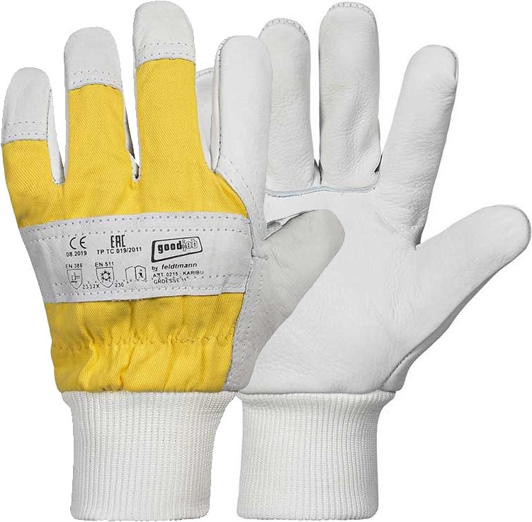 goodjob 0215 Caribou cowhide full leather cold protection gloves