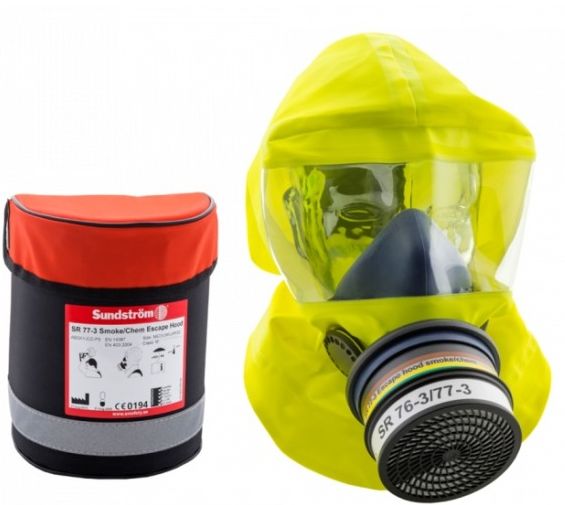 Sundström escape hood H15-3212 SR 77-3 ABEK1-CO-P3 S/M stat